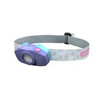 Ledlenser KidLED2 - Battery Powered Kids Outdoor LED Head Torch, Super Bright 40 Lumens Headlamp, Detachable Light, Kids Camping Torch, Dog Walking Head Torch, Up to 20 Hours Charge (Purple)