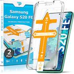 Power Theory 2-Pack Screen Protector for Samsung Galaxy S20 FE 5G & 4G Premium Shatter Resistant Tempered Glass [9H Hardness], Easy Install, 99.99% HD Clear, [Bubble Free], Case Friendly, Anti-Scratch