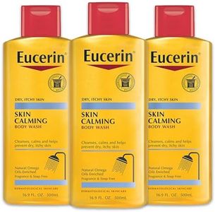 Eucerin Skin Calming Body Wash - Cleanses and Calms to Help Prevent Dry, Itchy Skin - 8.4 Fl Oz (Pack of 3)