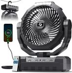 FRIZCOL 3-in-1 Camping Fan - Portab