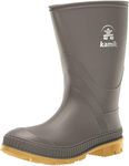 Kamik Stomp Rain Boot (Toddler/Little Kid/Big Kid), Olive, 2 Little Kid