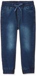 Amazon Brand - Jam & Honey Boys Slim Fit Stretchable Jogger Jeans (Elasticated Waist Band) Dk Blue