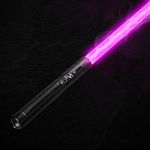 Litance LightSaber,RGB 7 Colors Aluminium Alloy Handle Light Saber,Lightsabers with sound mode for Kids and Adult(75cm+Black)…