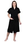 Poorak Bathrobes for Women & Bathrobes for Girls: Everyday Terry Unisex Collection with Kimono Collar, Half Sleeve, 1 Pocket | Soft & Lightweight Comfort bath robe