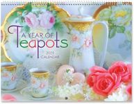 2025 Teapot Wall Calendar, 12-Inch 