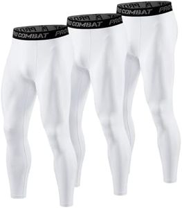 HYCOPROT 3 Pack Men's Compression Pants Athletic Tight,Leggings Base Layer Bottoms for Running Workout Sports Yoga Basketball