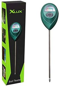 XLUX Soil Moisture Meter, Plant Water Monitor, Hygrometer Sensor for Gardening, Farming, Indoor and Outdoor Plants, No Batteries Required