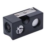 UDIYO Aluminum Pool Cue Tip Shaper, Cue Tip Shaper, Cue Repair Kit, Pool Cue Tips Replacement Kit, Pool Cue Shaper Accessories for Replacement and Shaping Cue Tips Black(Eight in One)