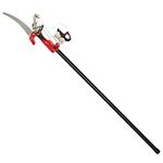 Heavy Duty Long Extending Garden Ratchet Tree Lopper & Branch Cutter with Saw Attachment