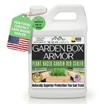 Garden Box Sealer | Plant-Based Wood Finish for Raised Beds, Planters & Pet Houses | for All Wood Types