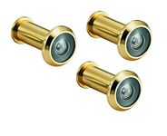 Door View Gold Finish 180 Degree (Door Hardware Fittings) Pack of 3