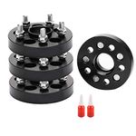 EOTH 5x100mm Wheel Spacers - 1 Inch Width - 56.1mm Hub Core - 12x1.25 Thread Pitch - Fits Subaru Baja Crosstrek Outback Legacy Forester Impreza - Includes Thread-Locking Adhesive