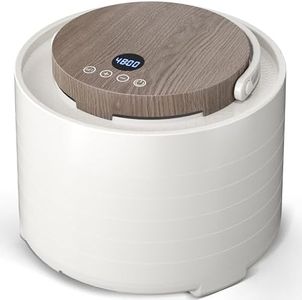 Konfintos Food Dehydrator for Jerky, 500W with Digital Timer & Temperature Control, 5 BPA-Free Trays Dehydrator Machine for Meat, Fruits, Mushroom, Dog Treats, with Convergence Drying Flow System