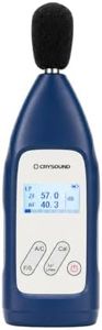 CRYSOUND CRY2831 Class 2 Sound Level Meter, 29-138 dB, 20Hz-12.5kHz Professional Sound Meter A/C/Z/F/S Weighted, Decibel Meter for Industrial, Environmental, Workplace, Community Noise Measurement