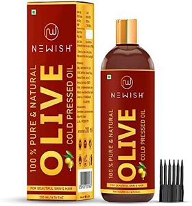 Newish® Pure Cold Pressed Olive Oil For Hair and Skin,200ml (Olive Oil)