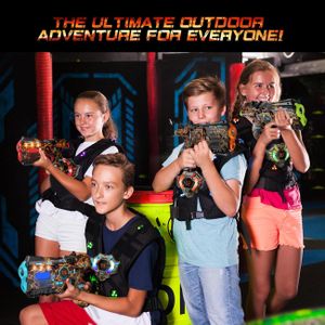 VATOS Rechargeable Laser Tag Set – 4-Player Game Kit