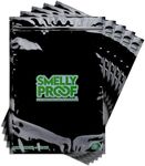 5x Black Smelly Proof Resealable Bags Choose from 6 Sizes (XL 32CM X 43CM)