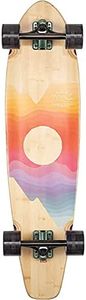 Globe Arcadia Longboard, Adult Unisex, Bamboo/Mountains (Multicolor), 36"