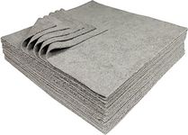 Udderly Clean Cleaning Microfiber Towels Ultra Cut 12 X 12 Inches, Silver, 25 Pack