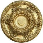 23" Dia Acanthus Gilt Ceiling Medallion Lighting Wall Decor DIY Solutions