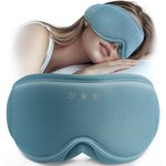 MUSICOZY Sleep Mask Headphones | 100% Blackout 3D Organic Bamboo Cotton Eye Mask for Travel & Restful Sleep,Shift Work | Bluetooth 5.4 Sleep Headphones Cool Gadgets Gift for Men & Women
