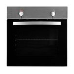 60cm Single Electric Oven In Stainless Steel, Multi-function - SIA SSO59SS