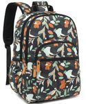 Leaper Water-Resistant School Backpack Laptop Backpack for Kids Girls Travel Bag Bookbags Satchel Leaves