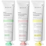 Boka Ela Mint, Coco Ginger, & Lemon Lavender Natural Whitening Toothpastes, Nano-Hydroxyapatite (n-Ha), Sensitivity, Fluoride-Free, Dentist Recommended for Kids and Adults, Made in USA, 12oz (3 Pack)