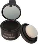 Caboki 10X Volumizing Hair Powder for Thinning Hair: Root Touch Up for Men and Women, Fill in Hairline & Edges, Cover Bald Spots. TALC-Free, Dark Gray