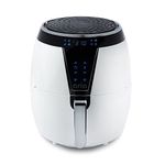 Aria Air Fryers CPW-908 Aria Ceramic Air Fryer, 5Qt, White