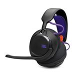 JBL Quantum 650 - Wireless Bluetooth Gaming Headset with JBL Quantum Spatial Sound, Noise Cancelling Mic, USB-C Cable, 45H Battery Life and Replaceable Parts, Multiplatform Compatibility - Black