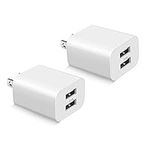 USB Wall Charger Block 2Pack Dual P