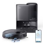 eufy Robot Vacuum E25, HydroJet System with Roller Mop, 20,000 Pa Turbo High Suction, All-in-One Robot Vacuum and Mop Combo for Home, Edge-to-Corner Cleaning, Zero-Tangle Design, AI Obstacle Avoidance