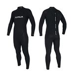 Aunua Youth 3/2mm Neoprene Wetsuits for Kids Full Wetsuit Swimming Suit Keep Warm(7031 Black 6)