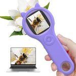 Kids Microscope-Portable Handheld Magnifying Glass for Kids - Mini Digital Microscope for Kids Educational Science Toys, Christmas Birthday Gifts for Age 3 4 5 6 7 8 Girls&Boys