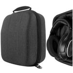 Geekria Shield Case for Large-Sized Over-Ear Headphones, Replacement Protective Hard Shell Travel Carrying Bag with Cable Storage, Compatible with Sennheiser HD660s 2, HD599, AKG K371 (Dark Grey)