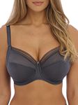 Fantasie Women's Fusion Underwire Full Coverage Side Support Bra, Slate, 36HH US