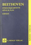 String Quartets Op. 59, 74, 95 Softcover Study Score