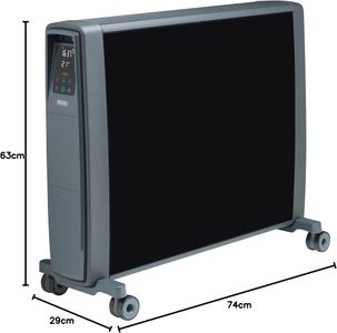 Dimplex FuturRad 3kW Electric Radiator – Black