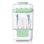 Momcozy Bottle Sterilizer and Dryer, Modular Nesting Space Saving Design, 6 Bottles Capacity, 4 in 1 Compact Sterilizer for Baby Bottles, Breast Pump Parts & Newborn Essentials, Drying Rack Included
