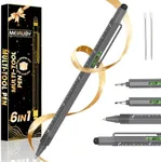 Stocking Stuffers for Adults Dad Gifts from Daughter Son Wife, 6 in 1 Multitool Pen Gifts for Him, Cool Gadgets for Men 2024, Christmas Birthday Gift for Men Dad Grandpa, Gift for Men Who Want Nothing