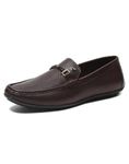 Monte Carlo Mens Brown Solid Slip on Genuine Leather Loafers (201818FW-2-9)