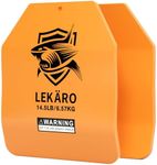 Curved Weighted Vest Plates 5.75/8.75/14.5LB Pair for Contoured Ergonomic Fit, for WODs, Strength Training, Running, Fitness, Heavy Workout (14.5LB)