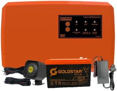 Fieldmaster Zatka Machine for Farm - Agricultural, Industries, Residential Area Electric & Solar Operated Jhatka Machine with Battery (3 Joule - 20 Acre Covered)