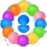 12Pcs Reusable Water Balloons, Pool