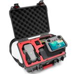 SYMIK P330-A3 Air 3 Waterproof Hard Carrying Case for DJI Air 3 Fly More Combo, fits DJI RC 2/RC-N2, Charging Hub, Power Adaptor, Batteries,Tablet Holder, Drone Accessories