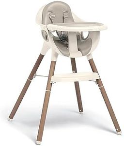 Mamas & Papas Juice Highchair, Adaptable, Easy Clean Design, Lightweight and Portable, Croissant