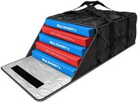 MyLifeUNIT Pizza Bag for Delivery, Thermal Insulated Pizza and Food Delivery Bag, 20" x 20" x 10.5" Pizza Warmer Bag, Holds 5-6 Large 18" Pizza Boxes, Hot Pizza Carrier Insulated Bags