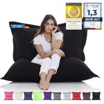 Giant Bean Bag Chair XXL Indoor Living Room Bean Bag 400L Giant beanbag seat Cushion Chair for Children & Adults 180 x 140cm