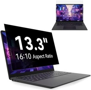 13.3 Inch Laptop Privacy Screen, Anti Glare Blue Light Privacy Filter, Removable Shield 13in Screen Protector 16:10 Aspect Ratio, Compatible with Lenovo/HP Envy/Dell/Acer/Samsung/Asus/Toshiba
